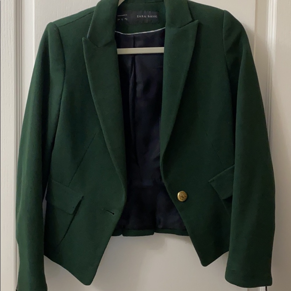 Zara Green Blazer